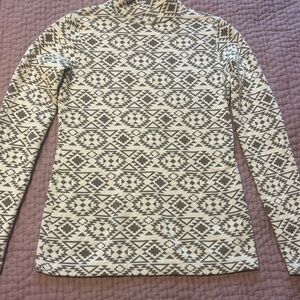 Duluth Trading Co. Coolmax Aztec Print Sweater